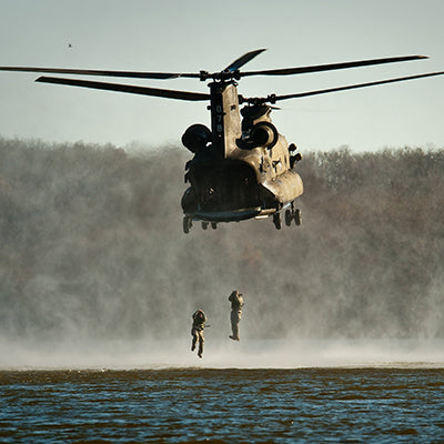 Southern Ropes' "Fast Rope" being used by the armed forces for helicopter descent. 